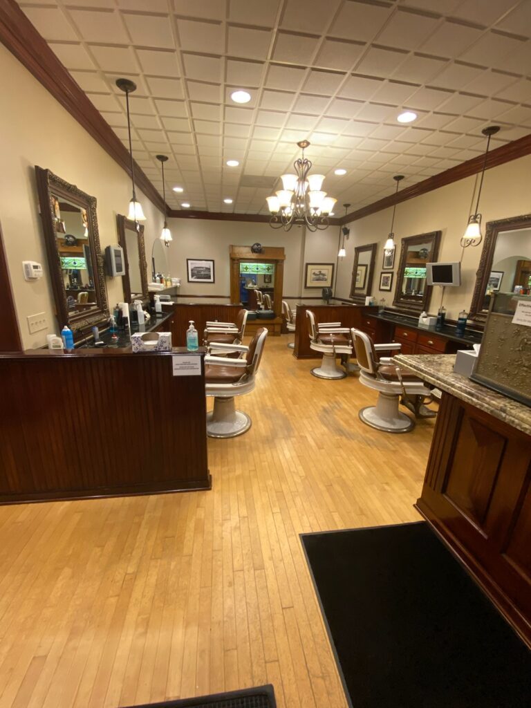 Barber shop with Chairs