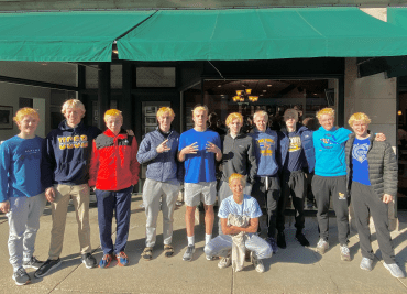 11 boys after a haircut